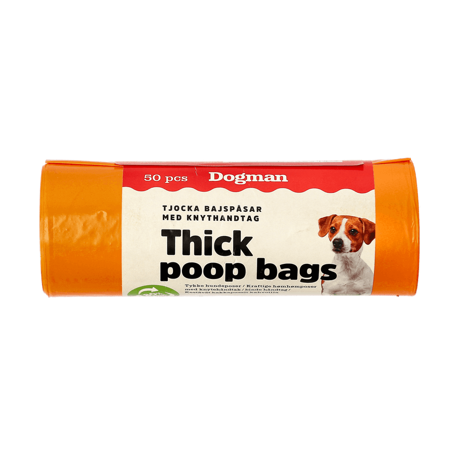 738834 tjocka bajspåsar med handtag orange