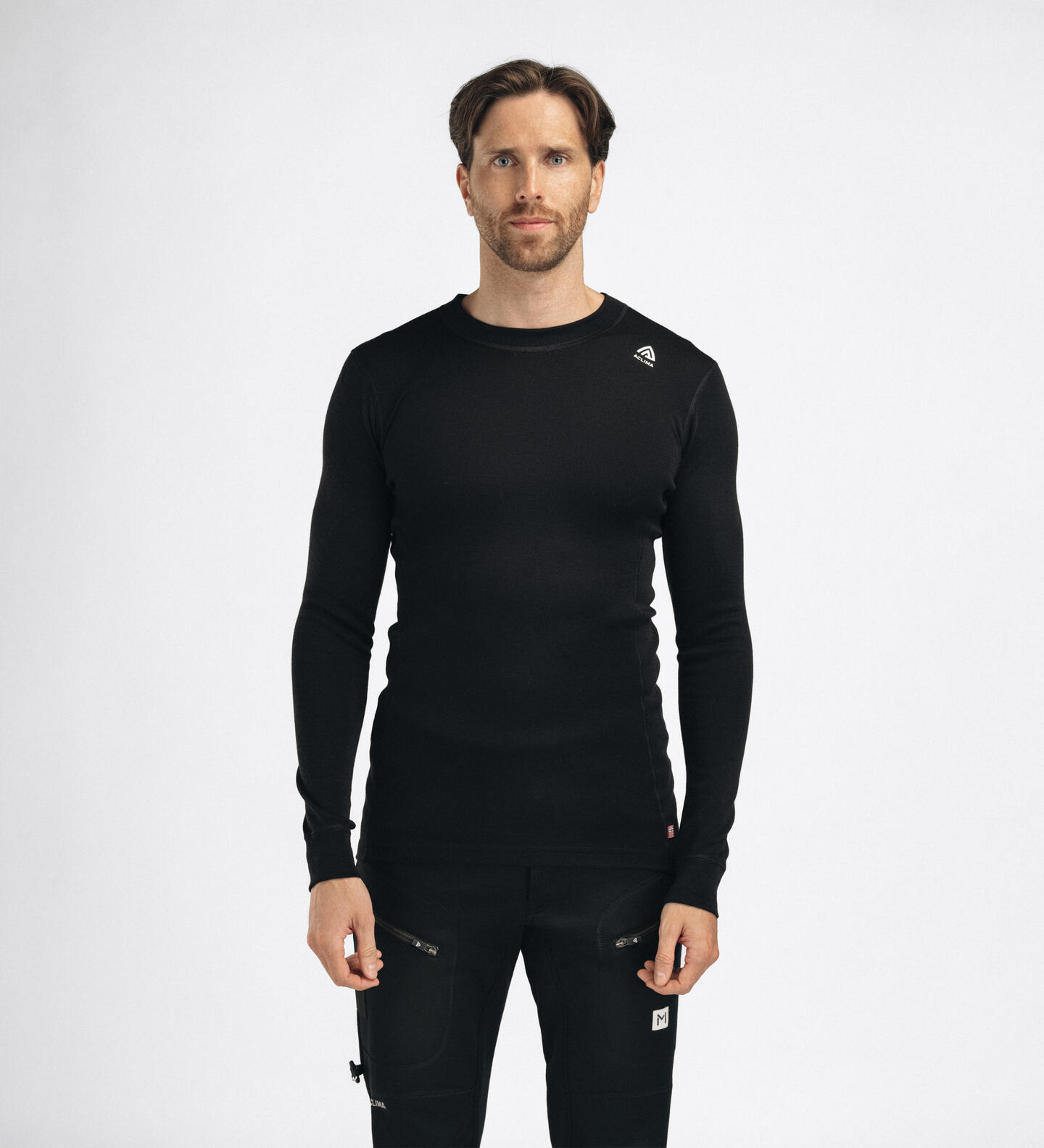 aclima warmwool crew blk 4
