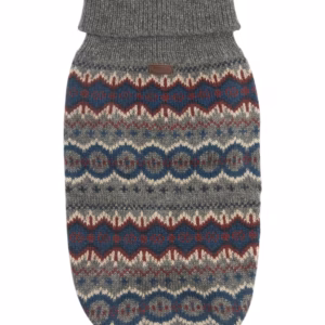 BARBOUR CASE FAIR ISLE DOG JUMPER S