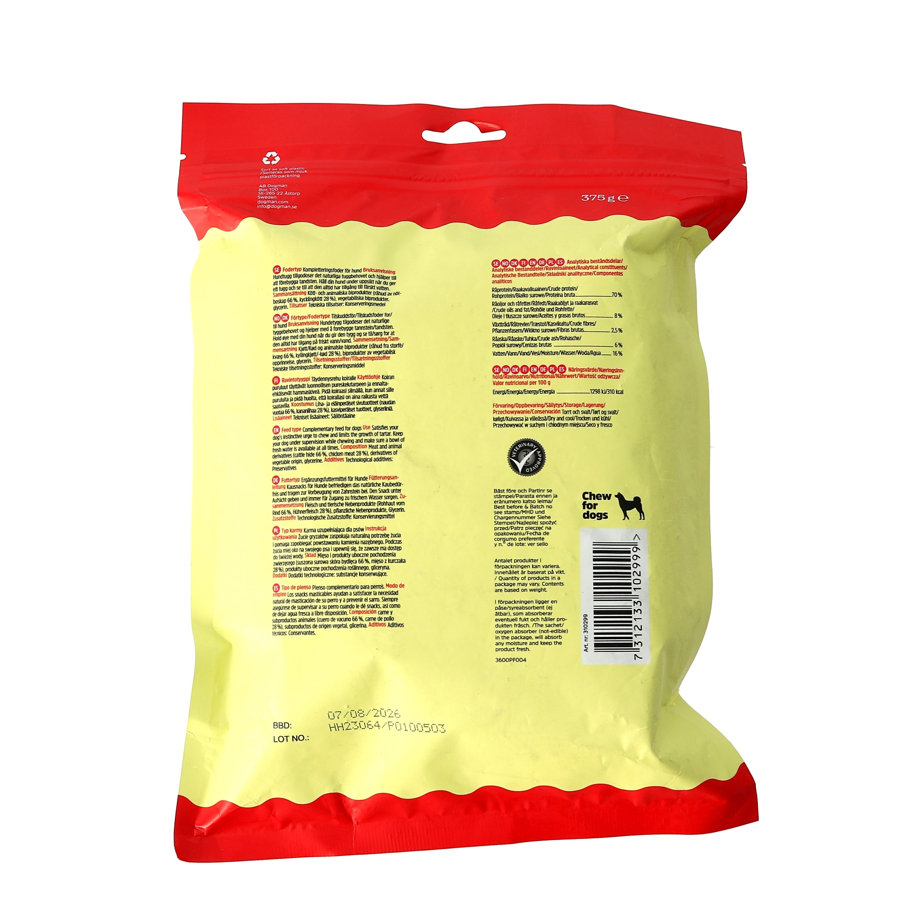 dogman tuggpinnar 30p 1