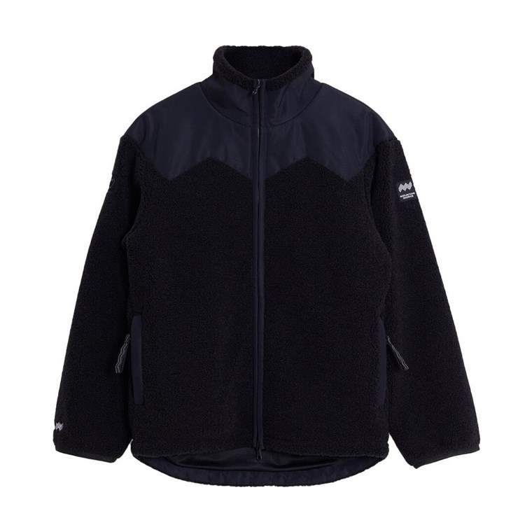 mw kids pile fleece blk