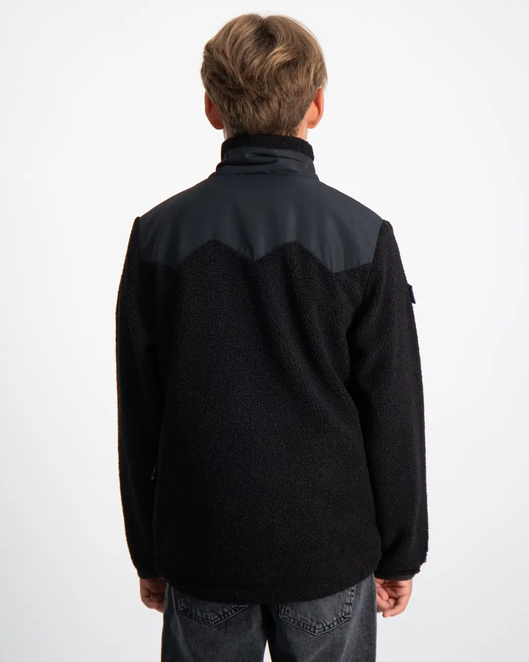 mw kids pile fleece blk3
