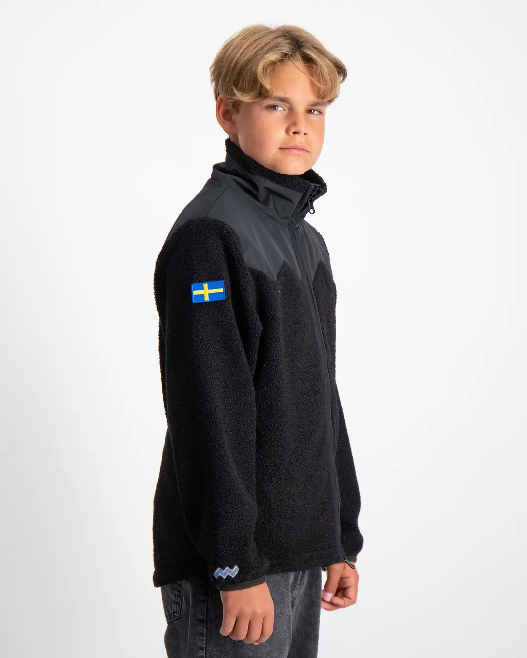 mw kids pile fleece blk5