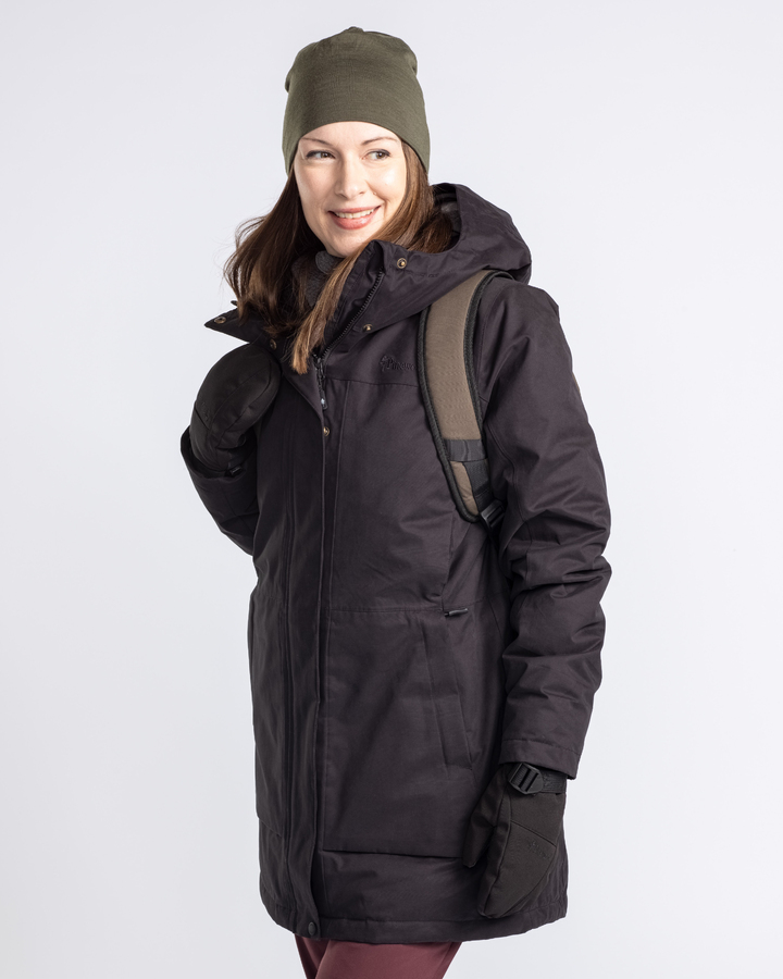 pinewood padded winter parka dam blk
