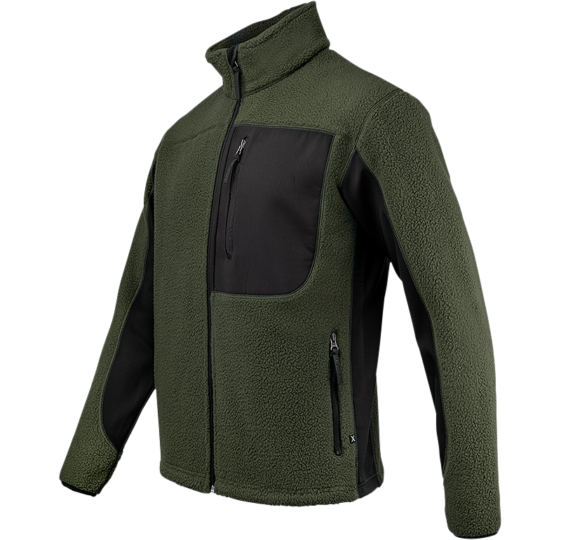 texstar pile fleece FJ85 green 1
