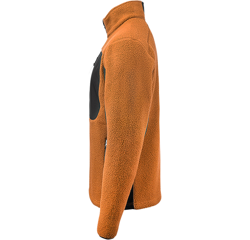 texstar pile fleece FJ85 orange 2