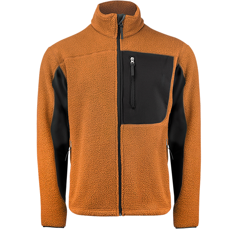 texstar pile fleece FJ85 orange Texstar Pile Fleece Jacket