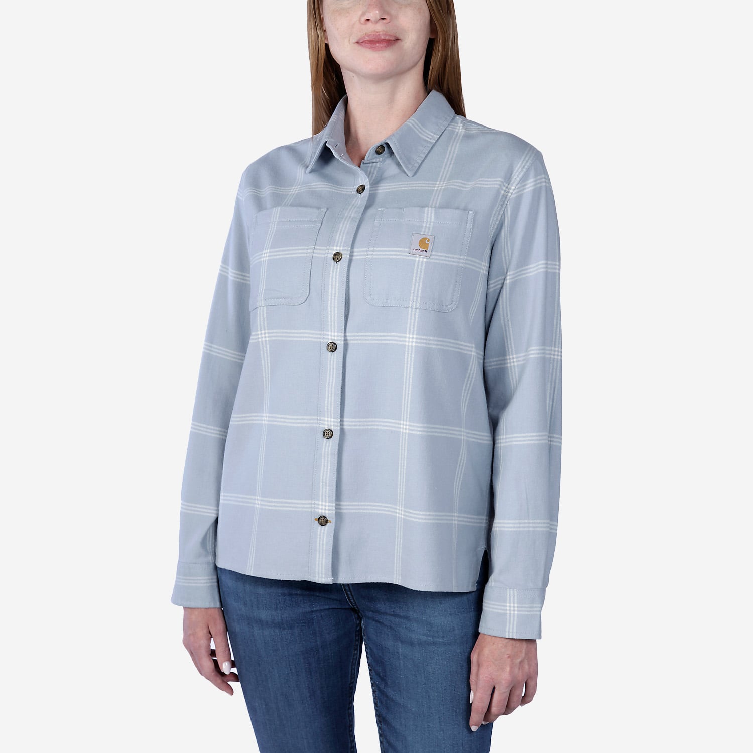 carhartt blå skjorta dam