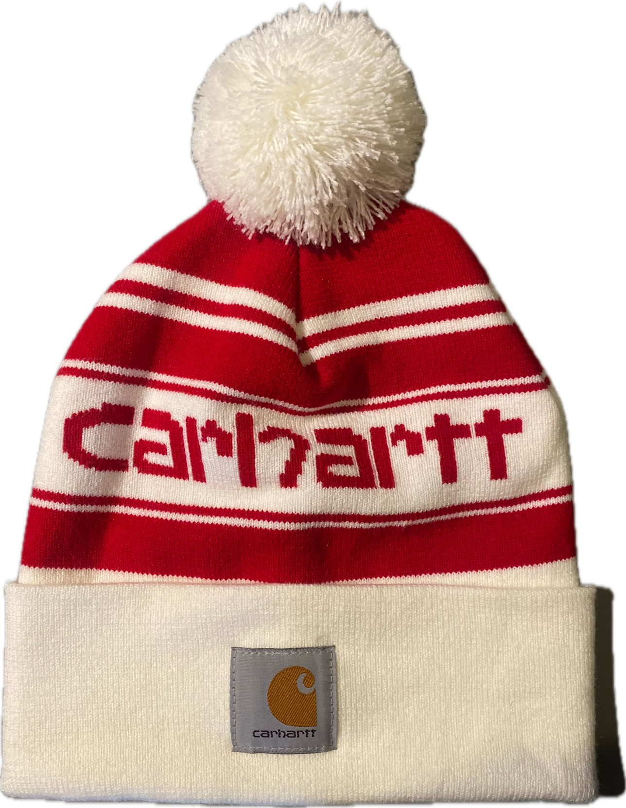 CARHARTT KNIT CUFFED LOGO BEANIE