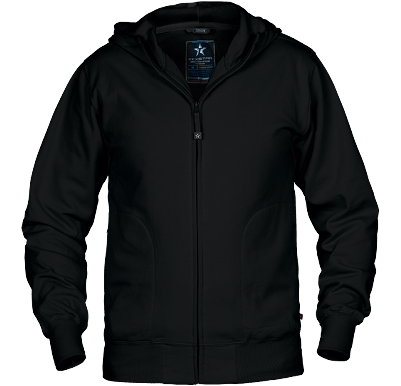 texstar hooded cardigan HC03 blk Texstar Hooded Cardigan