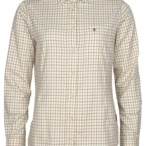 Pinewood Nydala Grouse Shirt W Offwhite/Green M