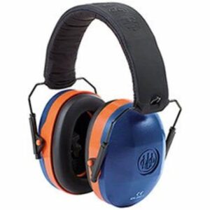 Beretta GridShell Earmuff Blue Beretta & Orange