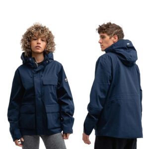 Utility Hybrid Rain Jacket I Mountain Works - Blå, XS