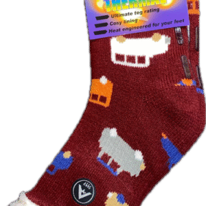 Avignon Heat Max Socka Barn Bil Vinröd 27-35