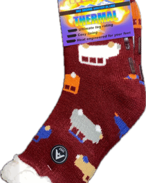 Avignon Heat Max Socka Barn Bil Vinröd 27-35