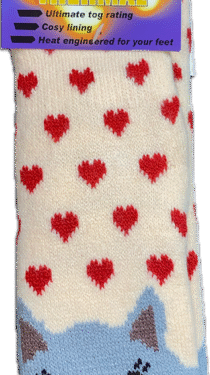 Avignon Heat Max Socka Djur katt hjärtan Barn 27-35