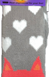 Avignon Heat Max Socka Djur räv grå Barn 27-35