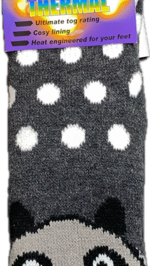 Avignon Heat Max Socka Djur svart/prick Barn 27-35