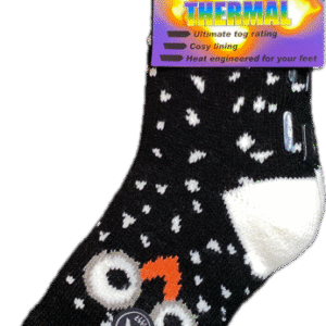 Avignon Heat Max Socka Djur Barn Uggla Svart 27-35
