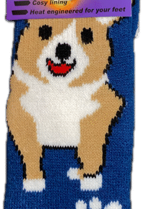 Avignon Heat Max Socka Barn Fantasi Hund Blå 27-35