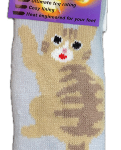 Avignon Heat Max Socka Barn Fantasi Katt Grå 27-35