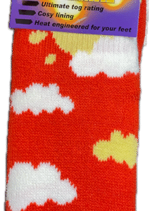 Avignon Heat Max Socka Barn Fantasi Sol/Moln Röd 27-35