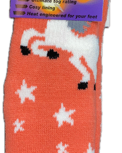 Avignon Heat Max Socka Barn Fantasi Unicorn Rosa 27-35