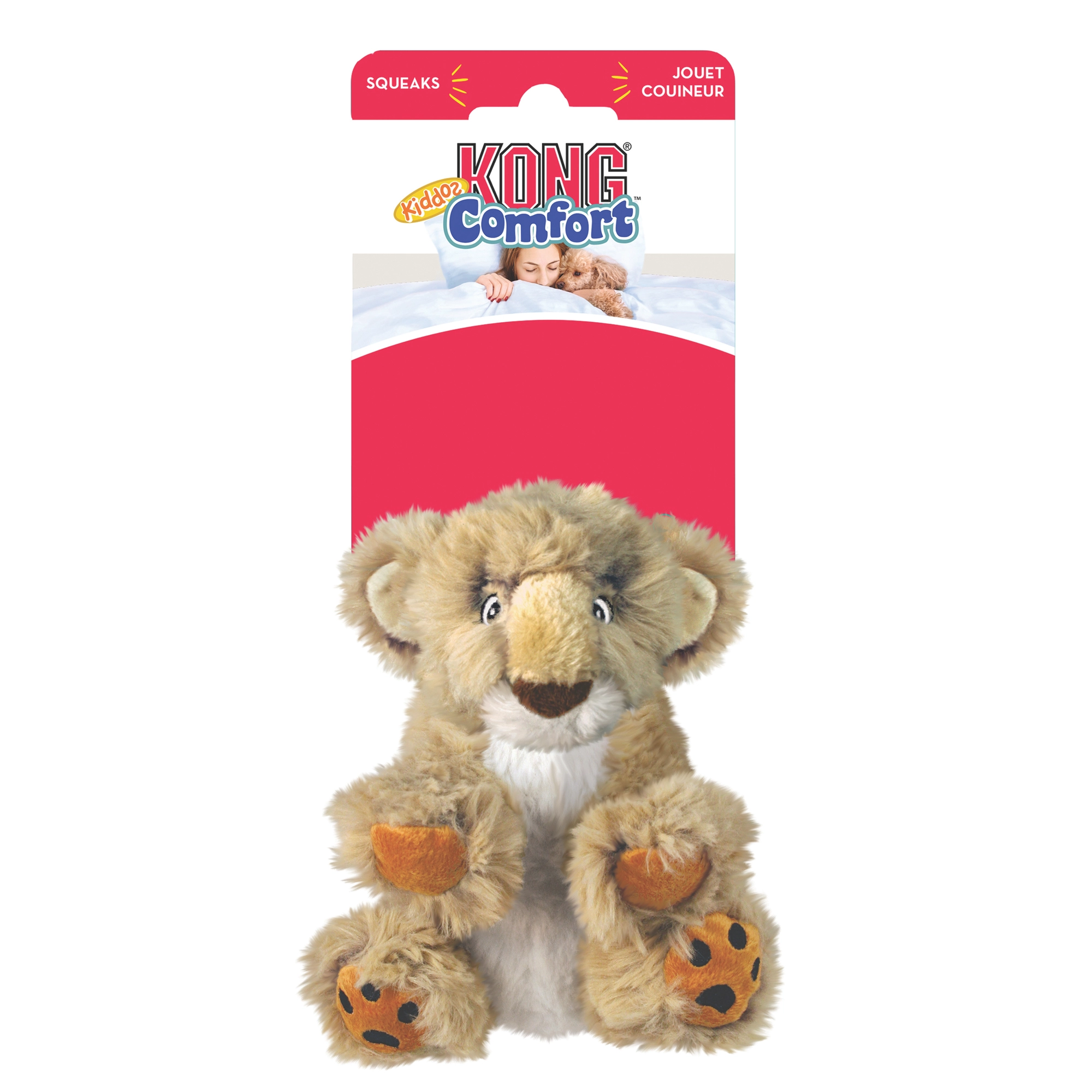 dogman Kong Leksak Comfort Kiddos Lion Beige