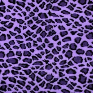 Vetbed Hundfäll 50x75 Leopard Lila/Svart