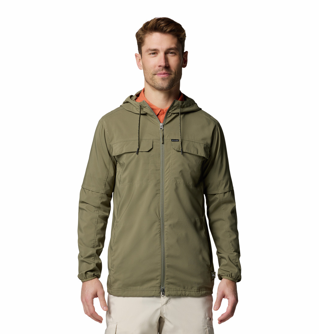 Tunn vandringsjacka med insektsskydd