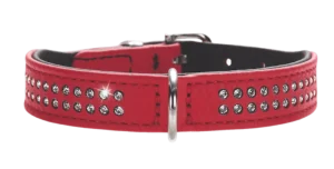 Halsband Diamond Petit Röd 24