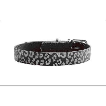 Hunter Reflekterande Hundhalsband Leopard