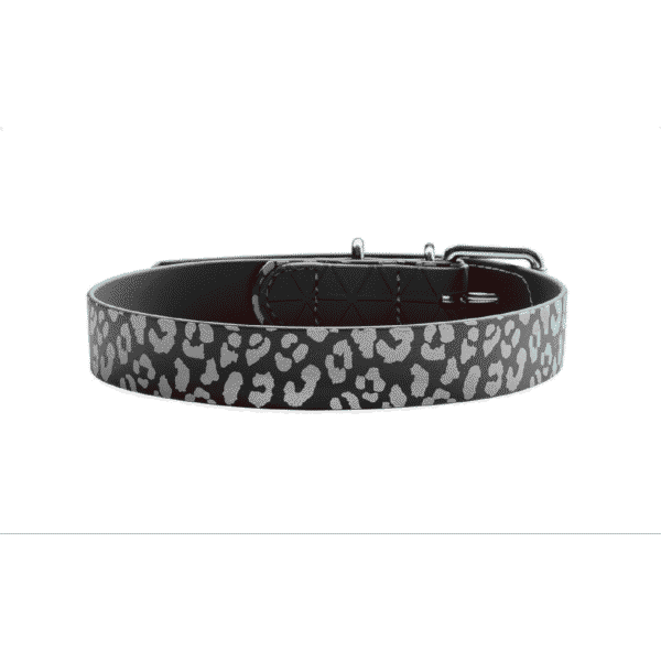 Hunter Reflekterande Hundhalsband Leopard