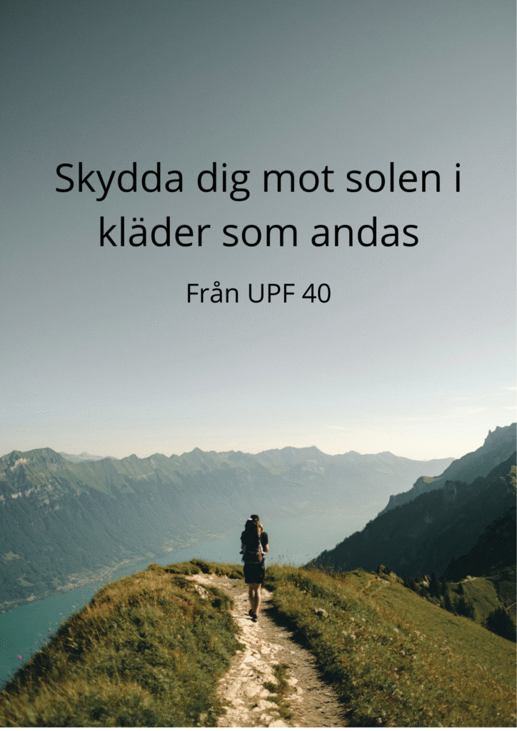 vandringskläder med upf