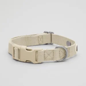 Barkalot Everyday Dog Collar - Beige, S
