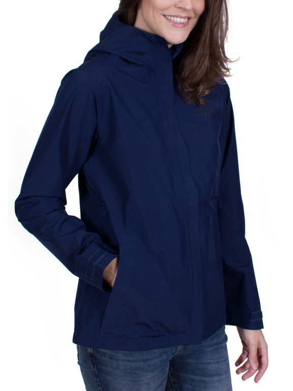 Marmot_Mountain_Dames_Minimalist_Jacket_Arctic_Navy vindtät och vattentät jacka för dam
