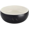 hunterdogsceramicbowllundblack1
