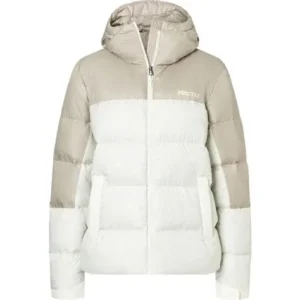 midjelång dunjacka dam marmot guides down hoody