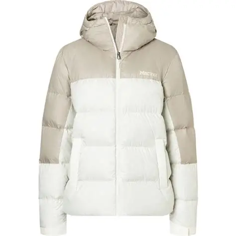 midjelång dunjacka dam marmot guides down hoody