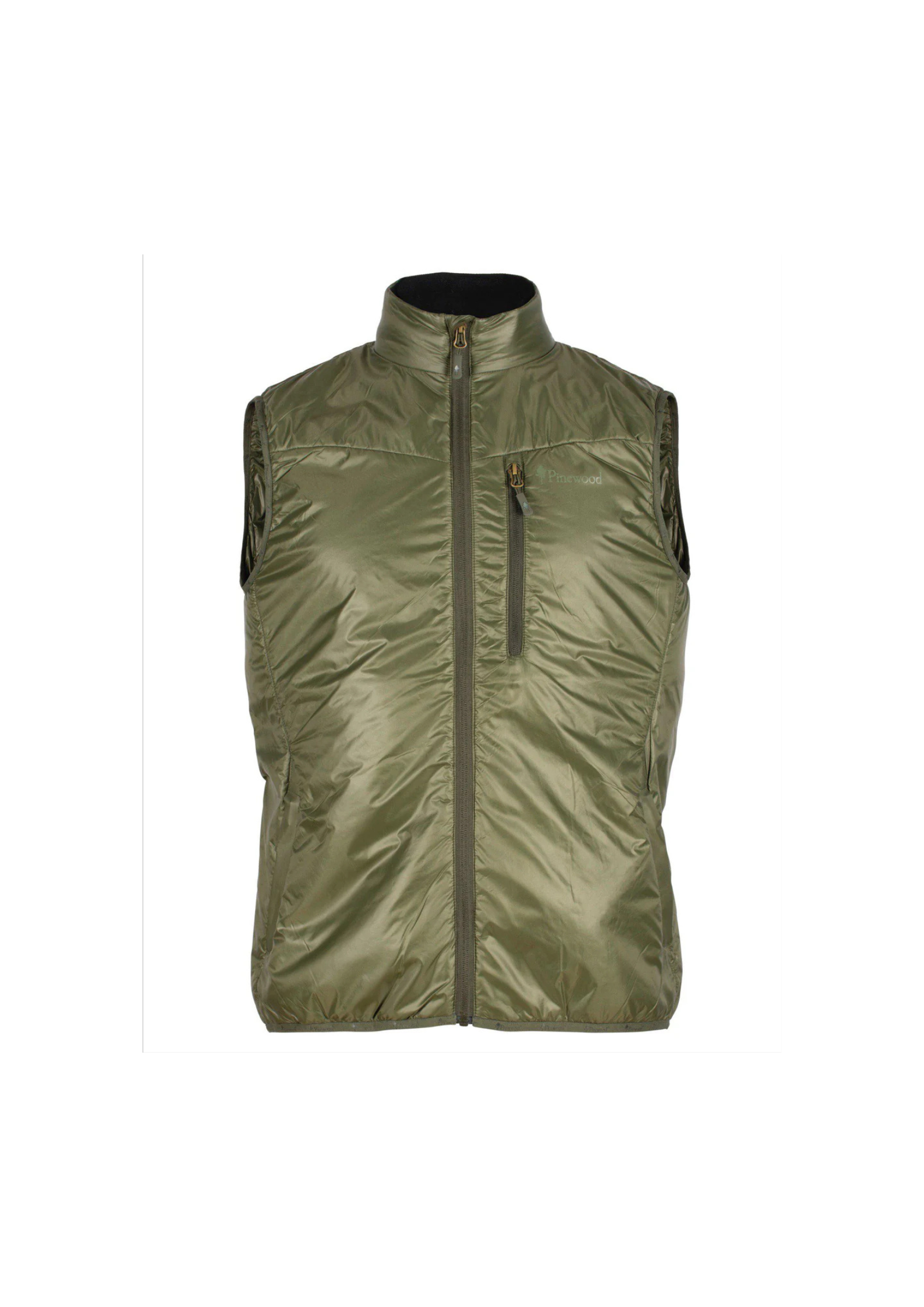 Namnlös design grön väst isolerad med ull