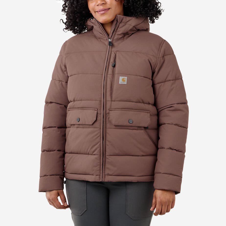 carhartt-midweight-pink-jacket-women Vinterjacka Dam Carhartt-C Relaxed Midweight Jacket