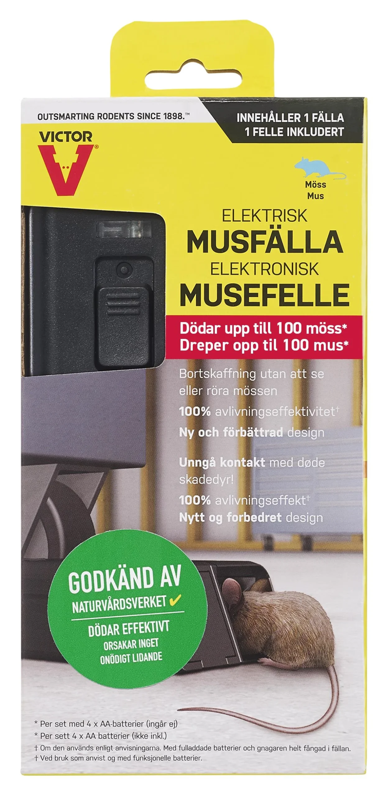 victor elektrisk musfälla