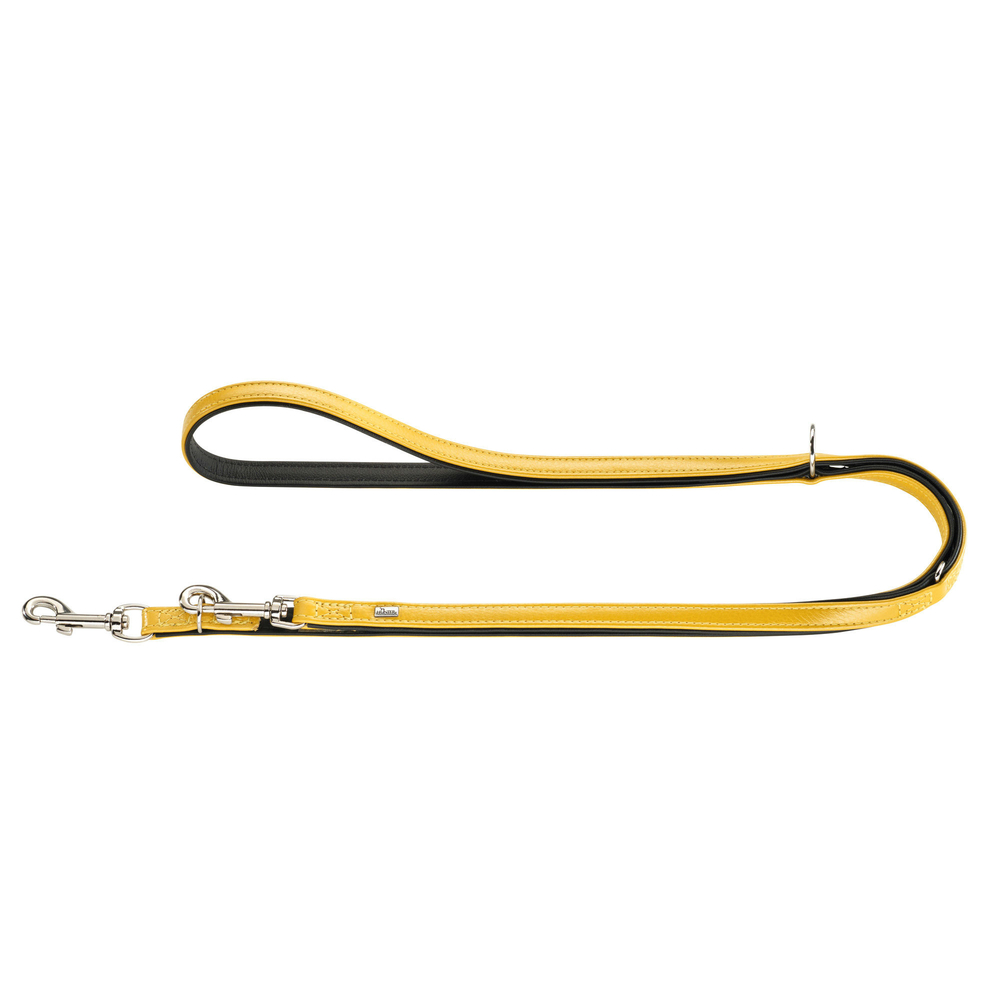 hunter-capri-pearl-leash-yellow hunter capri pearl gult ställbart koppel